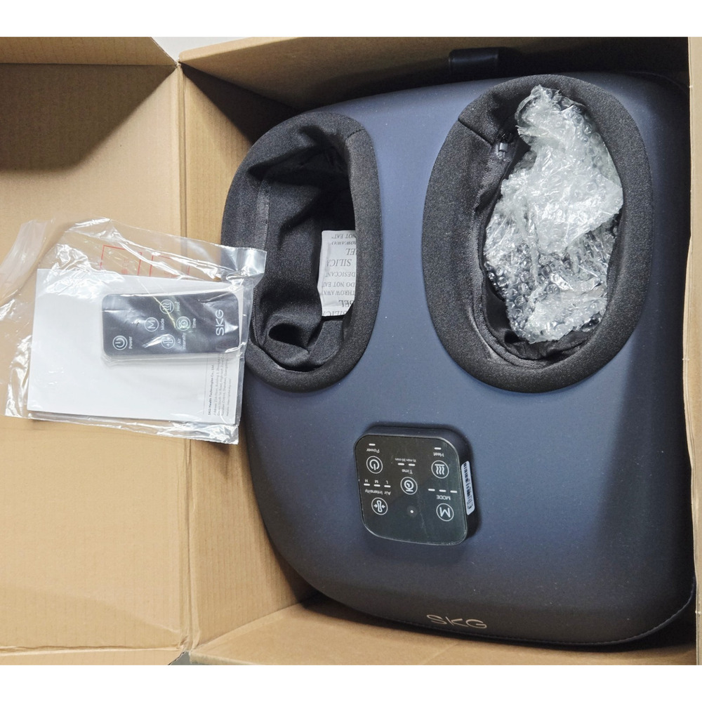 SKG YS100 Foot Massager w/ Heat & Air Compression Shiatsu Deep Kneading – Open B